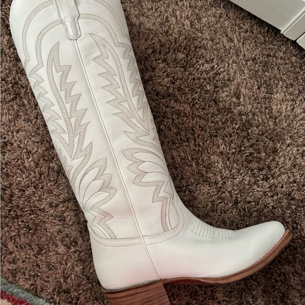 Tecovas The Abby Snow tall Cowgirl boots 8